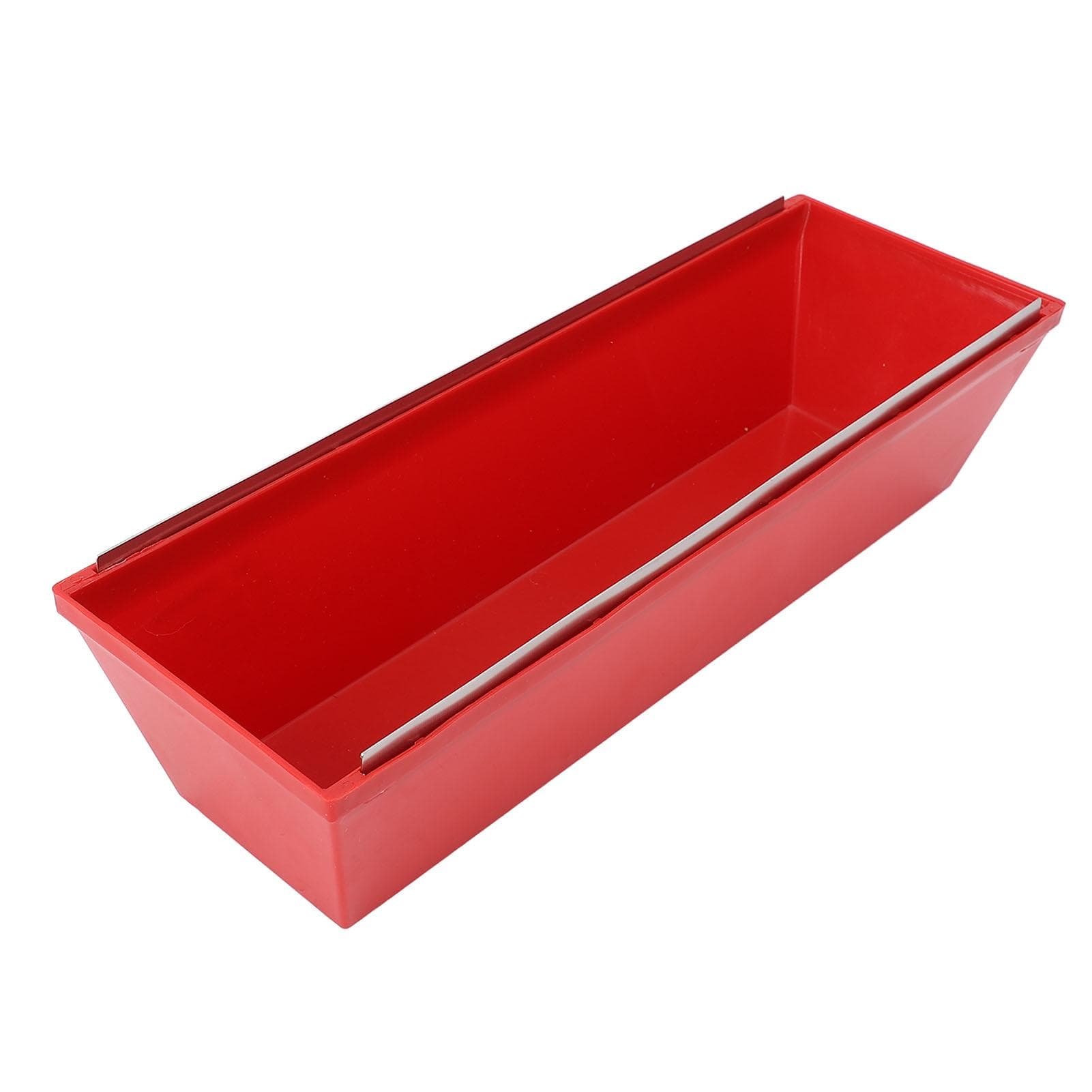 14 Inch Drywall Mud Pan with Sheared Edges ABS Plastic Plastering Mud Tray for Mixing Cement Mortar