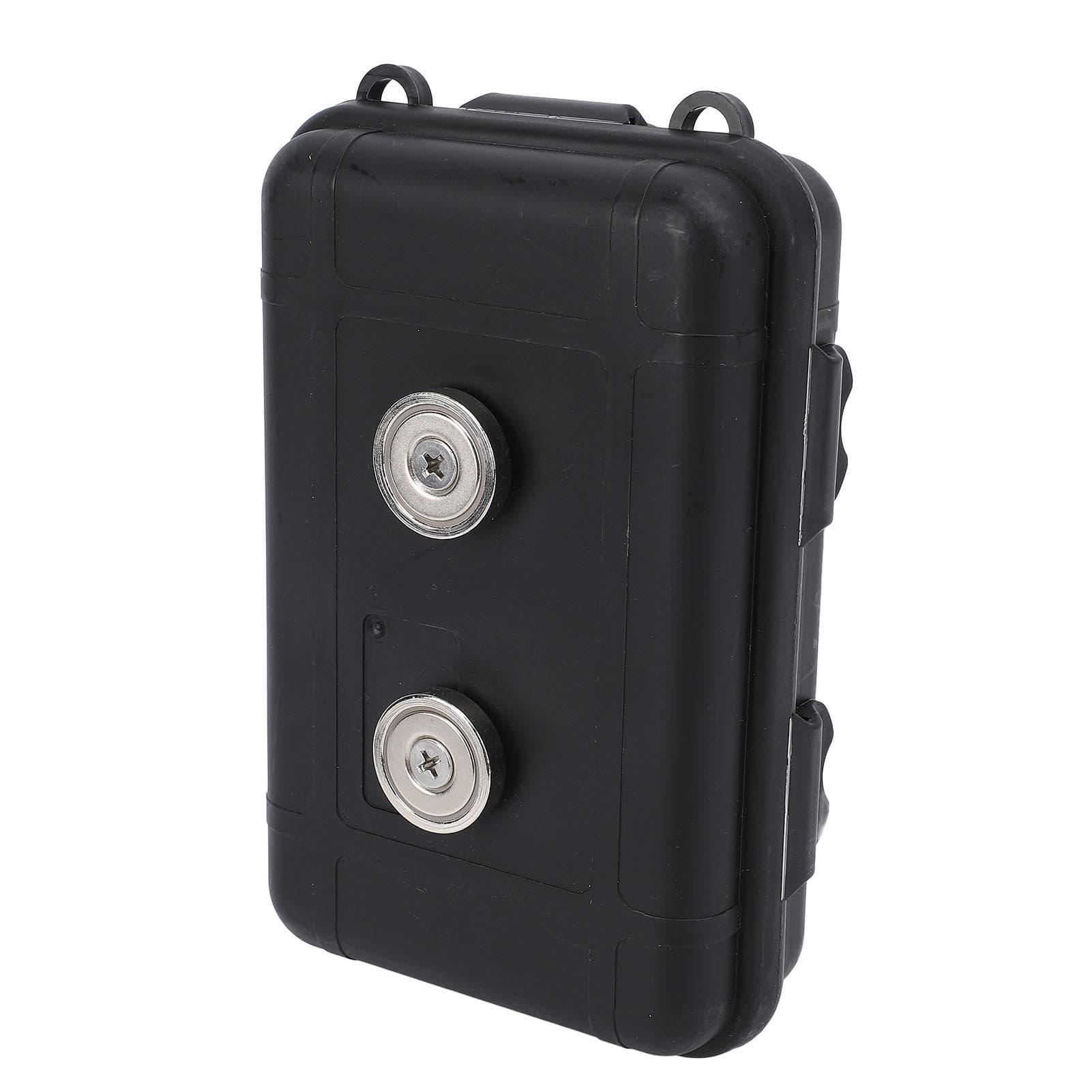 Magnetic Storage Box 15.5x10x4.5cm Water Proof Under Car Magnetic Key Holder with 4 Safety Buckles