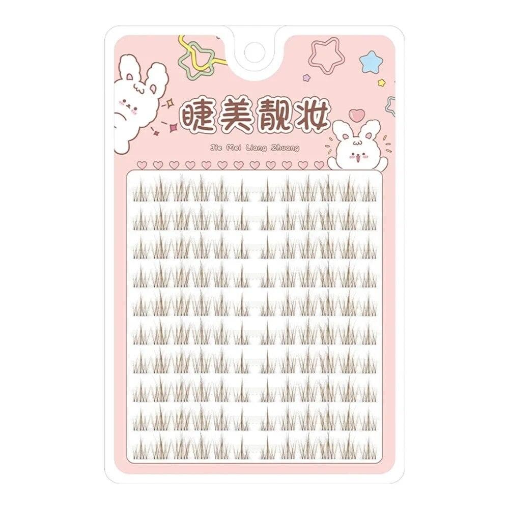 Fashion False Eyelashes Natural Simulation Fairy Mink Eyelashes Extension DIY Eye Makeup Individual Segmented Eye Lashes