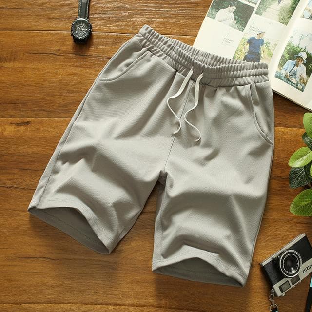 New Summer Men Mesh Gym Bodybuilding Casual Loose Shorts Joggers outdoors fitness beach Short Pants Male Brand Sweatpant M-5XL L grey
