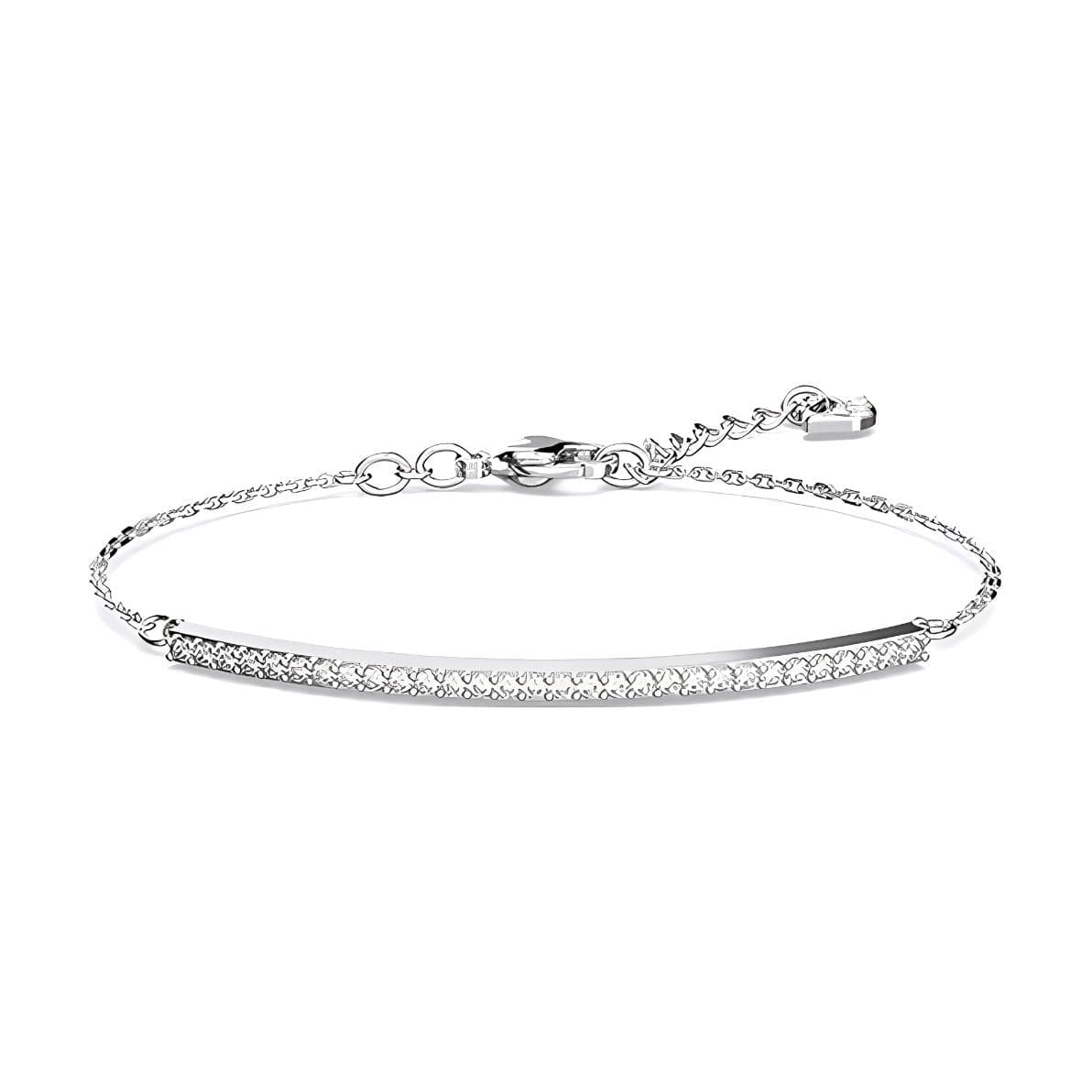 Swarovski Only Classic Versatile Alloy Bracelet Women bracelet White 5632063 Box (Random Color),Silver