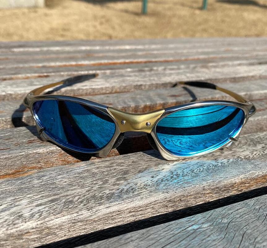 MTB Cycling Sunglasses UV400 Metal Bicycle Goggles for Men Outdoor Sports Riding Glasses H8-7 One Size