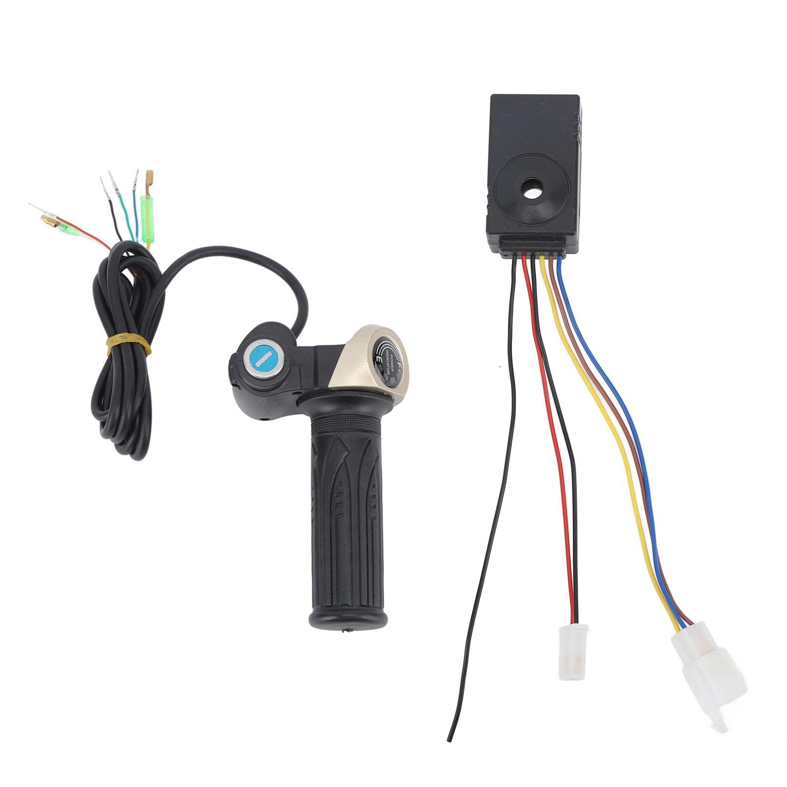 24V Electric Bike Throttle Handle Alarm Electromobile Remote Control Alarm Throttle Handle Set