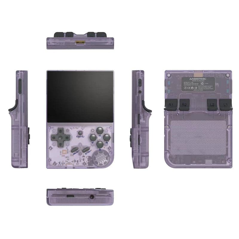 Anbernic RG35XX portable console 64GB+128GB purple