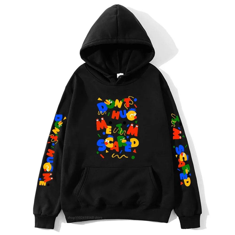 Cartoon Graphic Dont Hug Me Im Scared Hoodies Men's Sweatshirts Unisex Sudaderas for Women Clothing Harajuku Top Y2k Clothes L