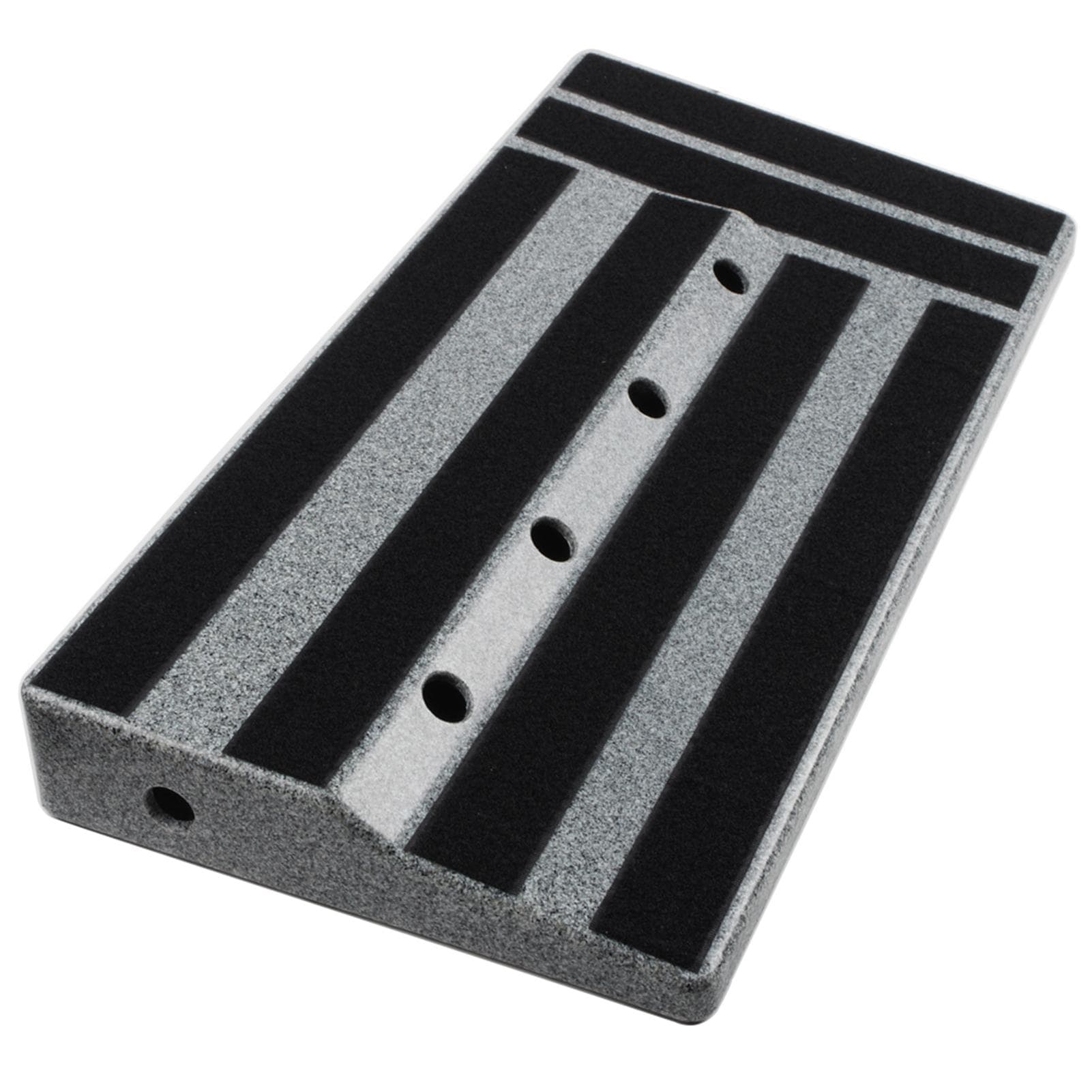 Rockhouse Sturdy Guitar Effects Pedal Board Big Size Guitar Pedal Panel with Sticking Tape with 10 holes black