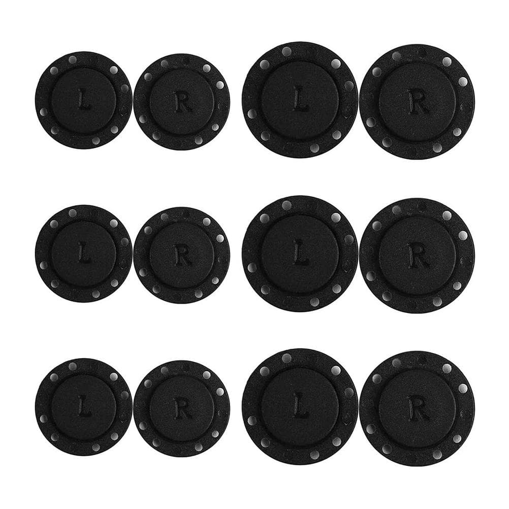 Invisible Plastic Magnet Button Sewing Supplies Magnet Stone Buckle Automatic DIY Bag Magnet Button black