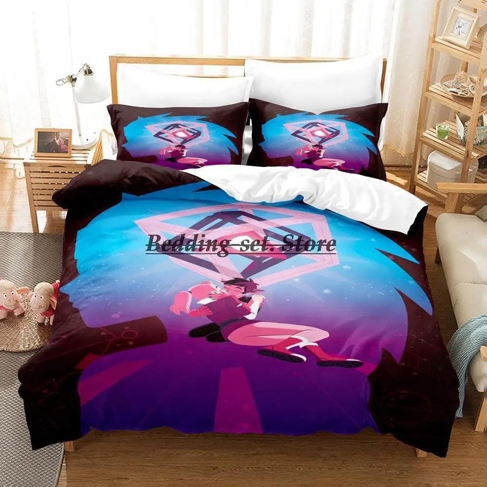She Ra And The Princesses Of Power Bedding Set Single Twin Full Queen King Size Bed Set Bedroom Duvetcover Sets Anime EU Double 200x200cm