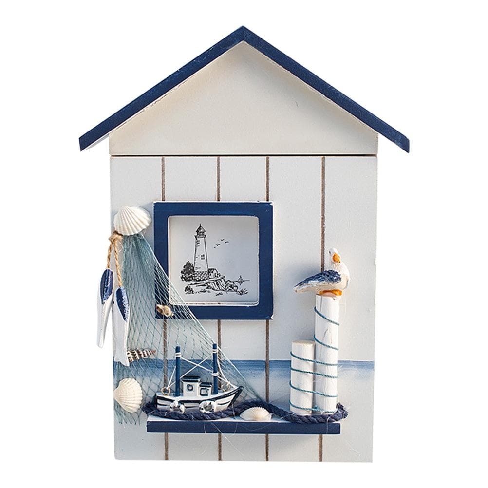Wood Keys Box Wall Mounted Sundries Holders Practical Convenient Key Holder Storage Box Cabinet
