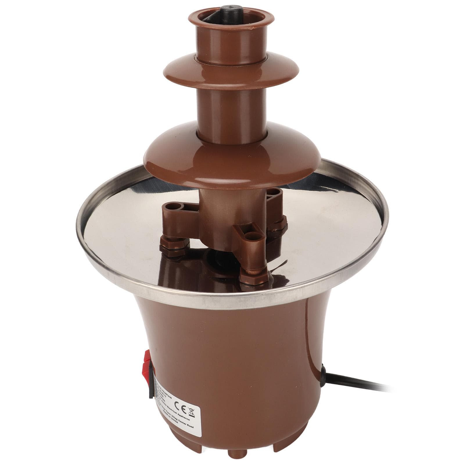 Chocolate Fountain 45 celsius Heating 35W Portable Mini Chocolate Fondue Fountain for Home Gifts L(for 6.5-9kg)