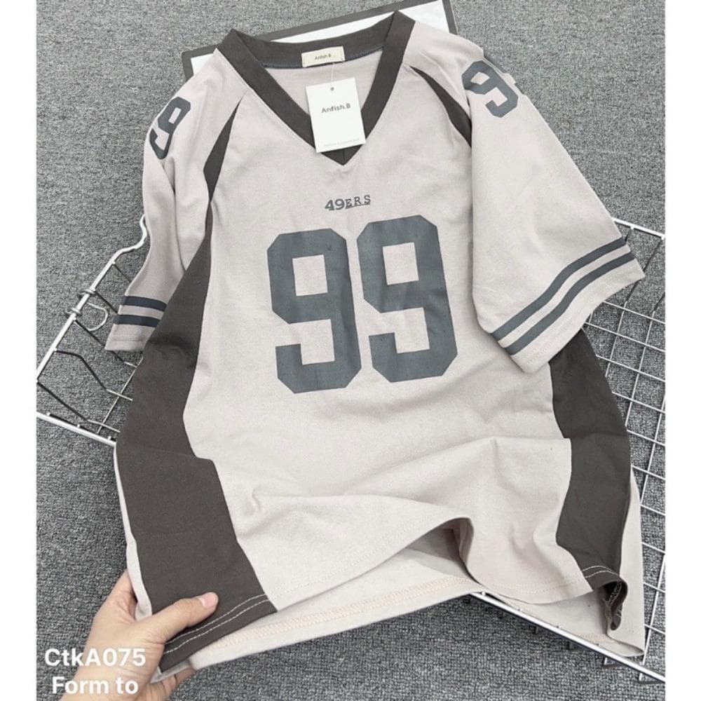 Super sized American style fully sublimated T-shirt for men and women, summer fashion couple V-neck sports cheap couple shirt XS