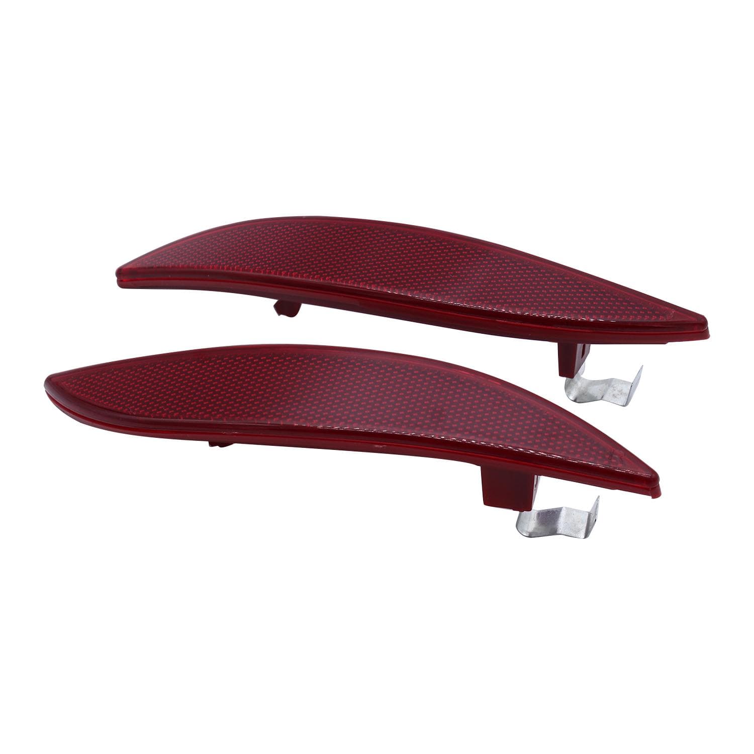 Left&Right Rear Reflector Bumper Tail Light lens Lamp Trim Panel Back Door Replacement for Renault multicolour