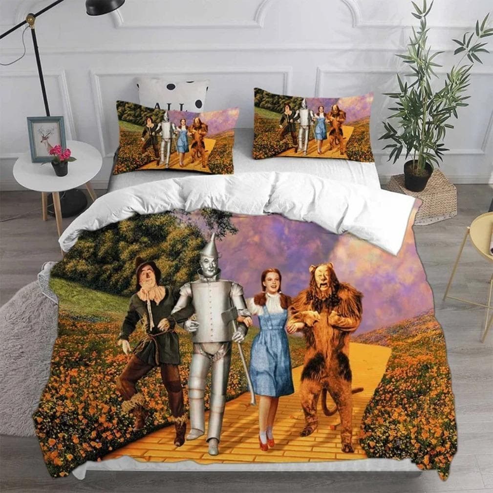 The Wizard of Oz Bedding Sets,Wizard of Oz Duvet Cover,Anime Quilt Bed Cover Duvet Cover Pillow Case 2-3 Pieces Sets Kids Adult 135x200cm 2pcs