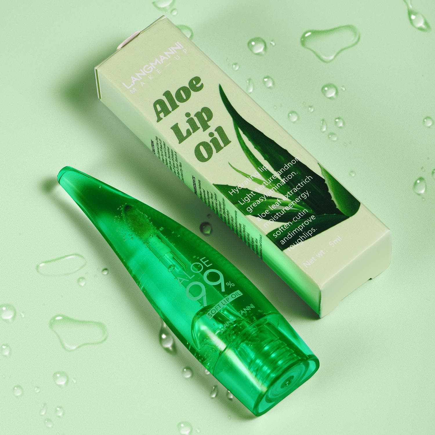 New Aloe Vera Lip Color Warm and Colorful Lip Glaze Moisturizes and Moisturizes Lips Relieving Dry Lips Removing Dead Skin Colorful Lipstick