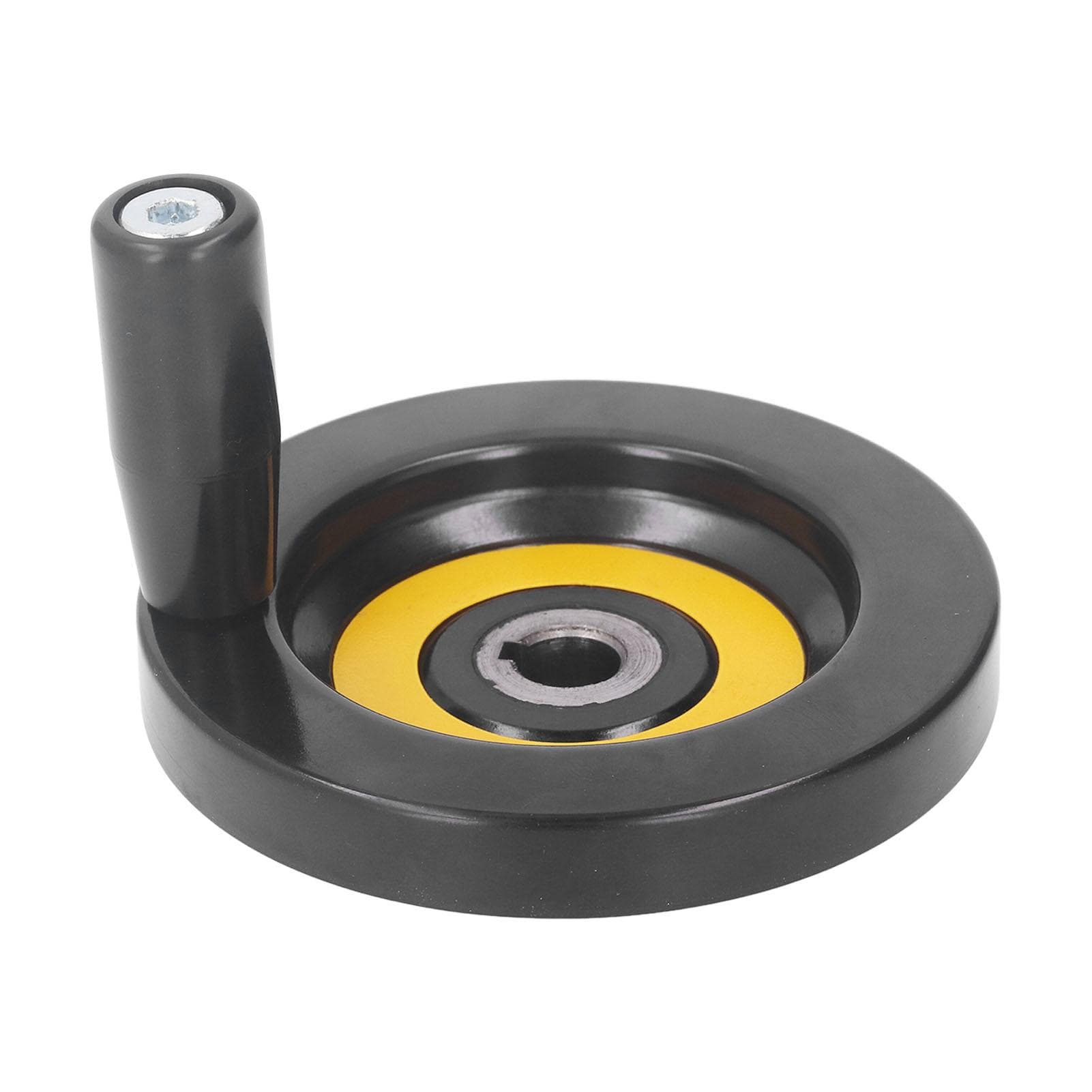 Table Saw Handwheel 12mm Center Hole 100mm Outer Diameter with Revolving Handle for Lathe Milling