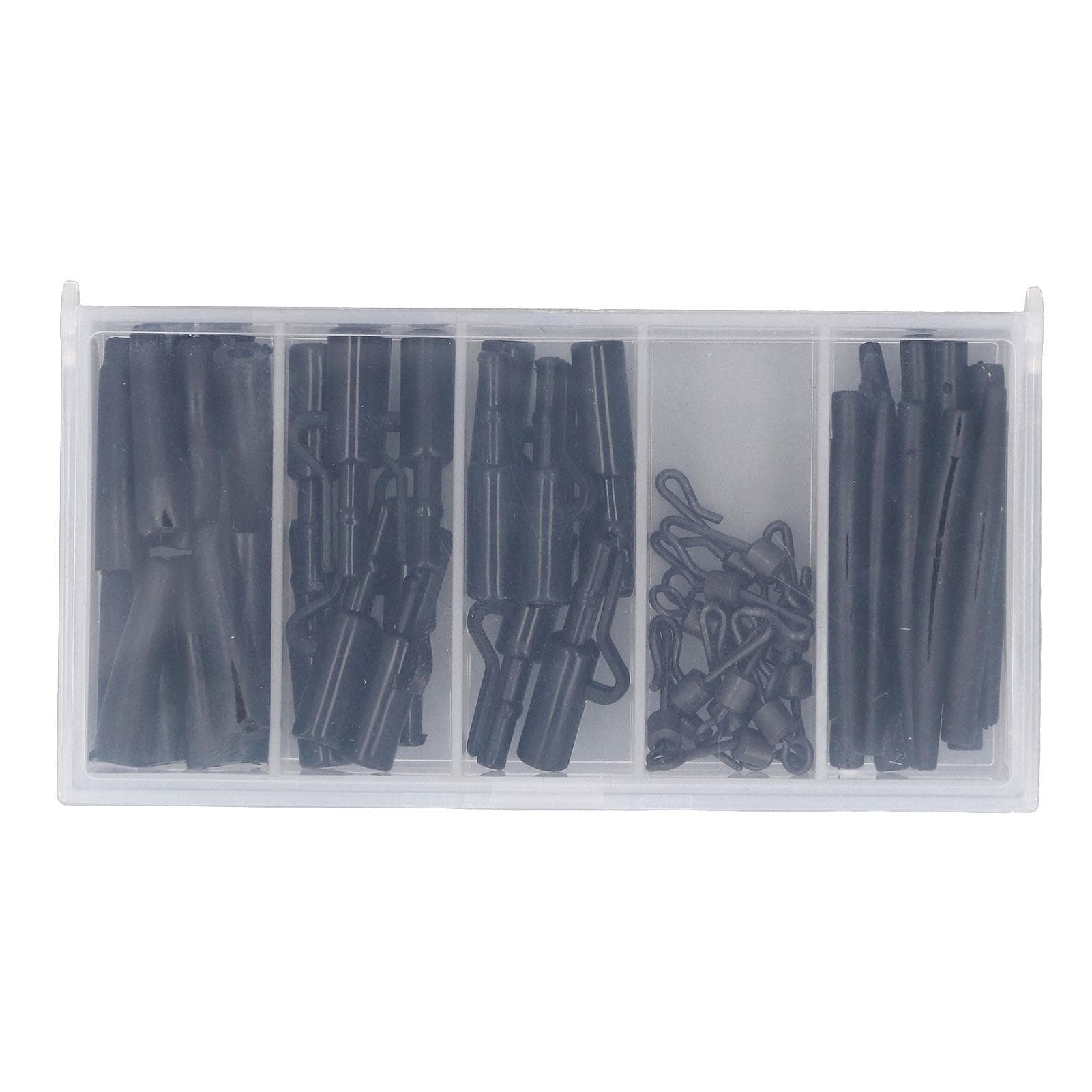 Carp Fishing Terminal Tackle er Clip Anti Tangle Sleeve Tail Rubber Change Swivel Fishing