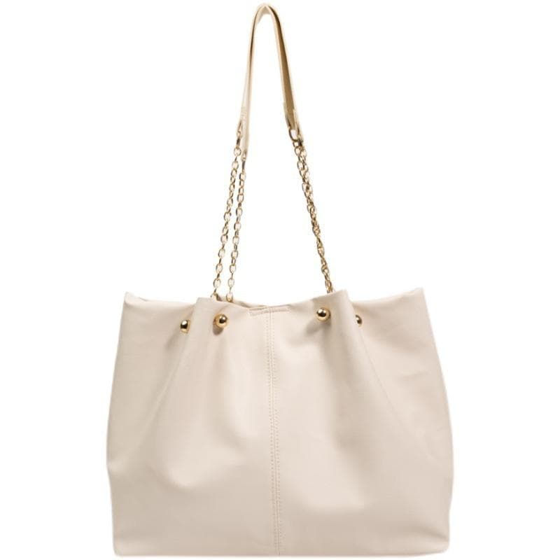 Women's Large-capacity Tote Bag, Single-shoulder Underarm Chain Bag, Daily Commuting, Autumn PU Women's Bag