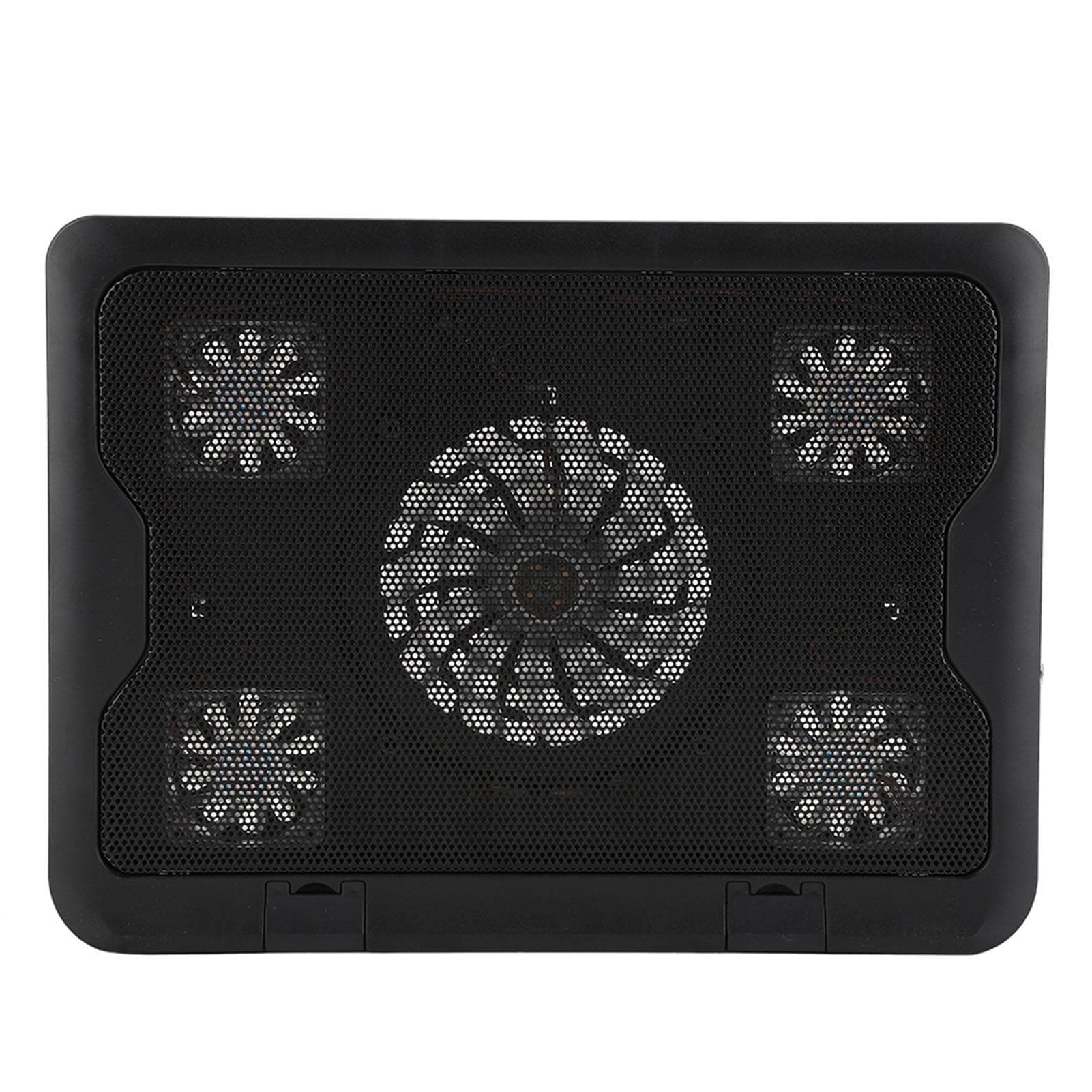 Portable Ultra Slim Silent Laptop Notebook Cooling Pad USB Powered Silent With 5 Fans LED