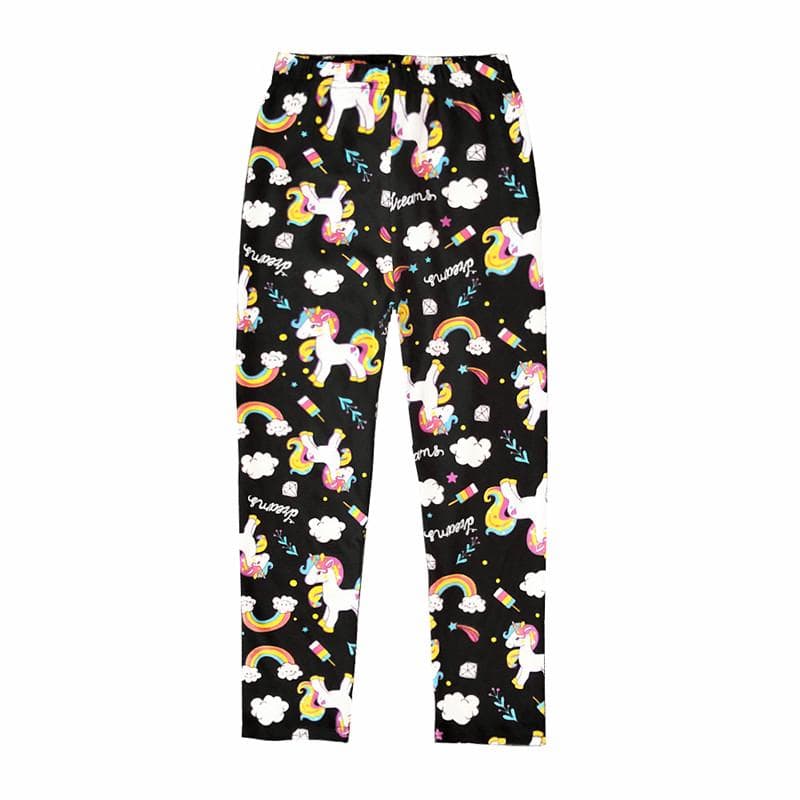 Children Pants Lovely Baby Girls Leggings Kids Pants Flower Floral Printed Elastic Long Trousers 120