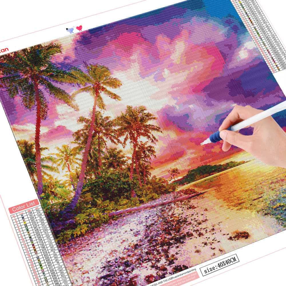 Diamond Painting Full Square New Arrival Landscape Rhinestones Pictures Diamond Embroidery 30x30CM