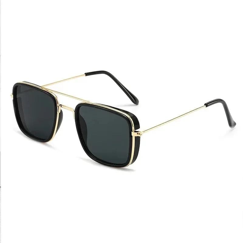 New Vintage Steampunk Sunglasses UV400 Protection Square Frame Retro Shades For Men Women Unisex Fashion