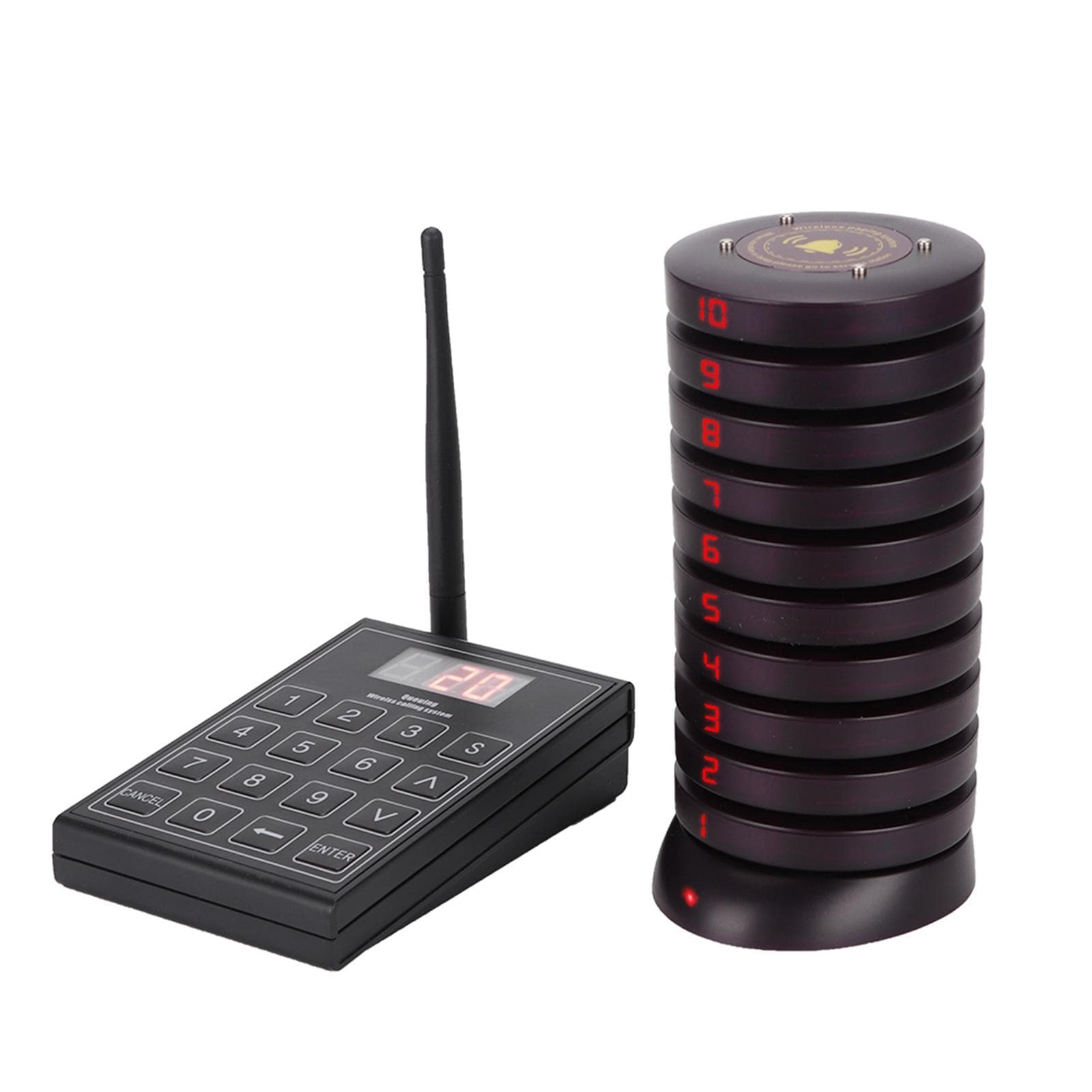 SU‑680 Restaurant Wireless Pager Queuing Calling System Guest Paging System AU PLUG