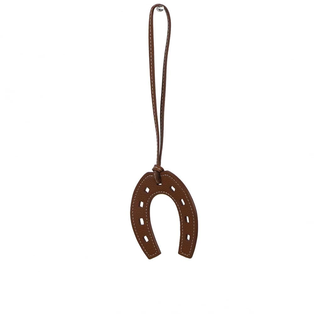 10 Colors PU Leather Hoof Horseshoe Keychain Handbag Holder Charm Bag Purse Accessories for Women And Girls