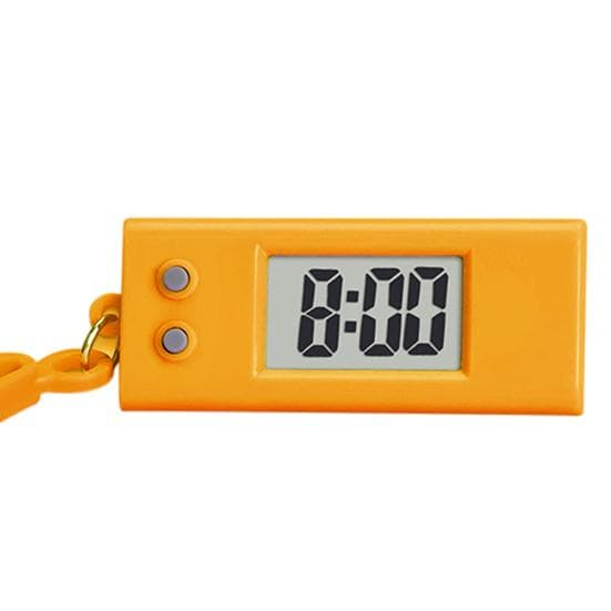 Gift Table Electronic Clock Wide Application Creative Student Study Desktop orange