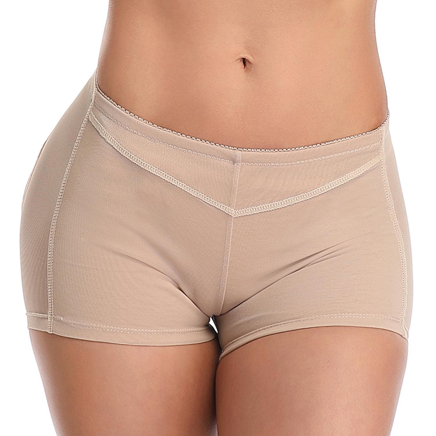 Women Butt Lifter Panties Booty Lift Seamless Shapewear Tummy Control Body Shaper Enhancer Underwear 3XL beige