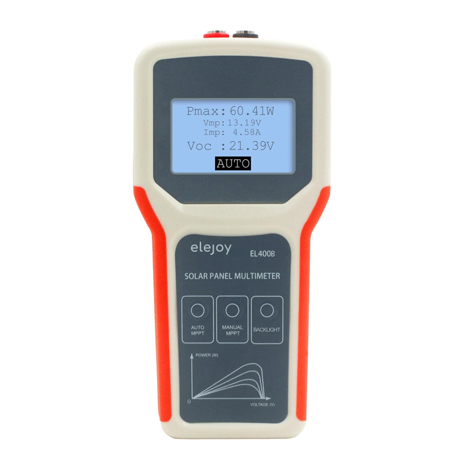 Portable Handheld Photovoltaic Panel Multimeter Auto/ Manual MPPT Detection Solar Panel MPPT Tester EL400B multicolour