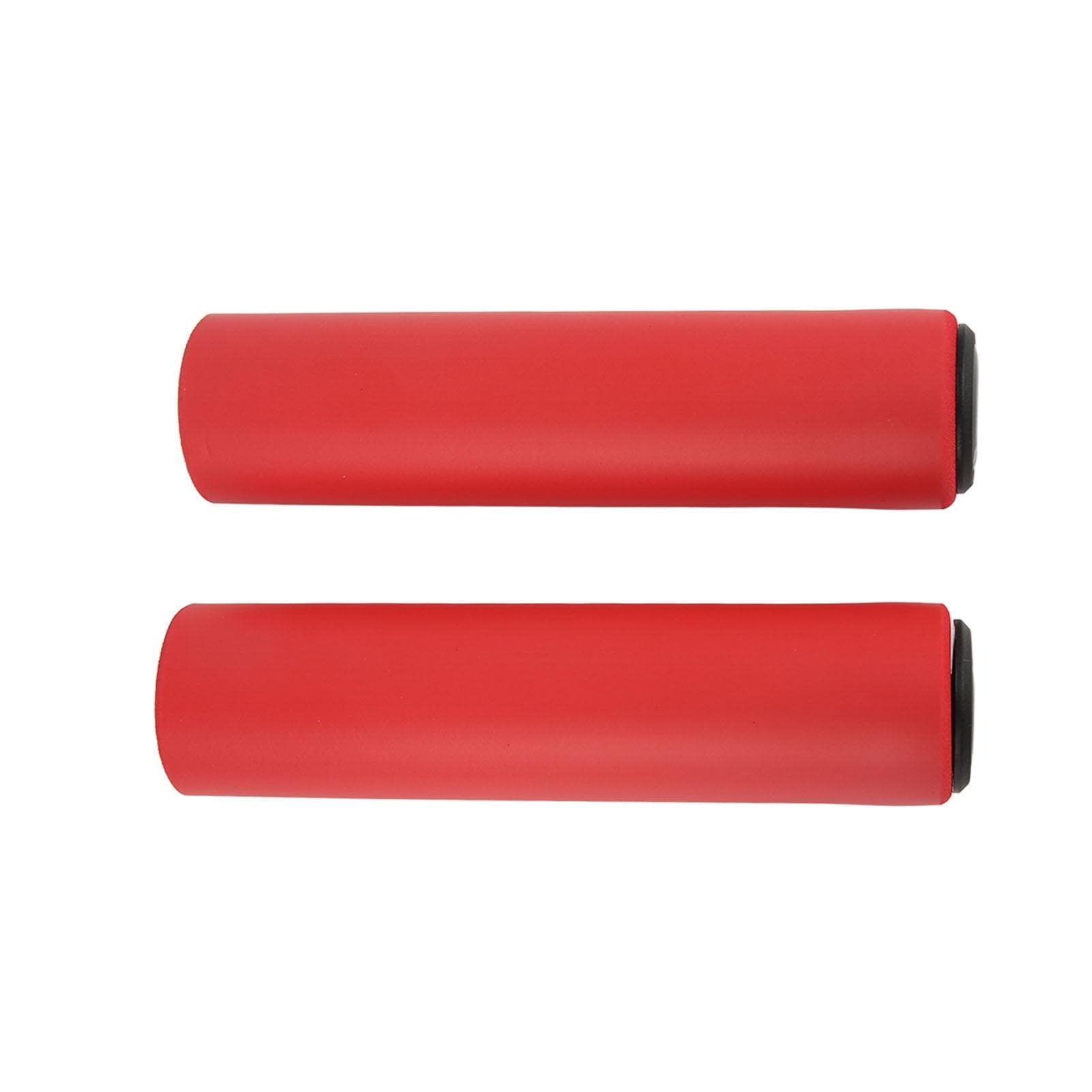 2Pcs Mountain Bike Grips Soft Nonslip Silicone Reduce Hand Fatigue PVC Plug Shock Absorption