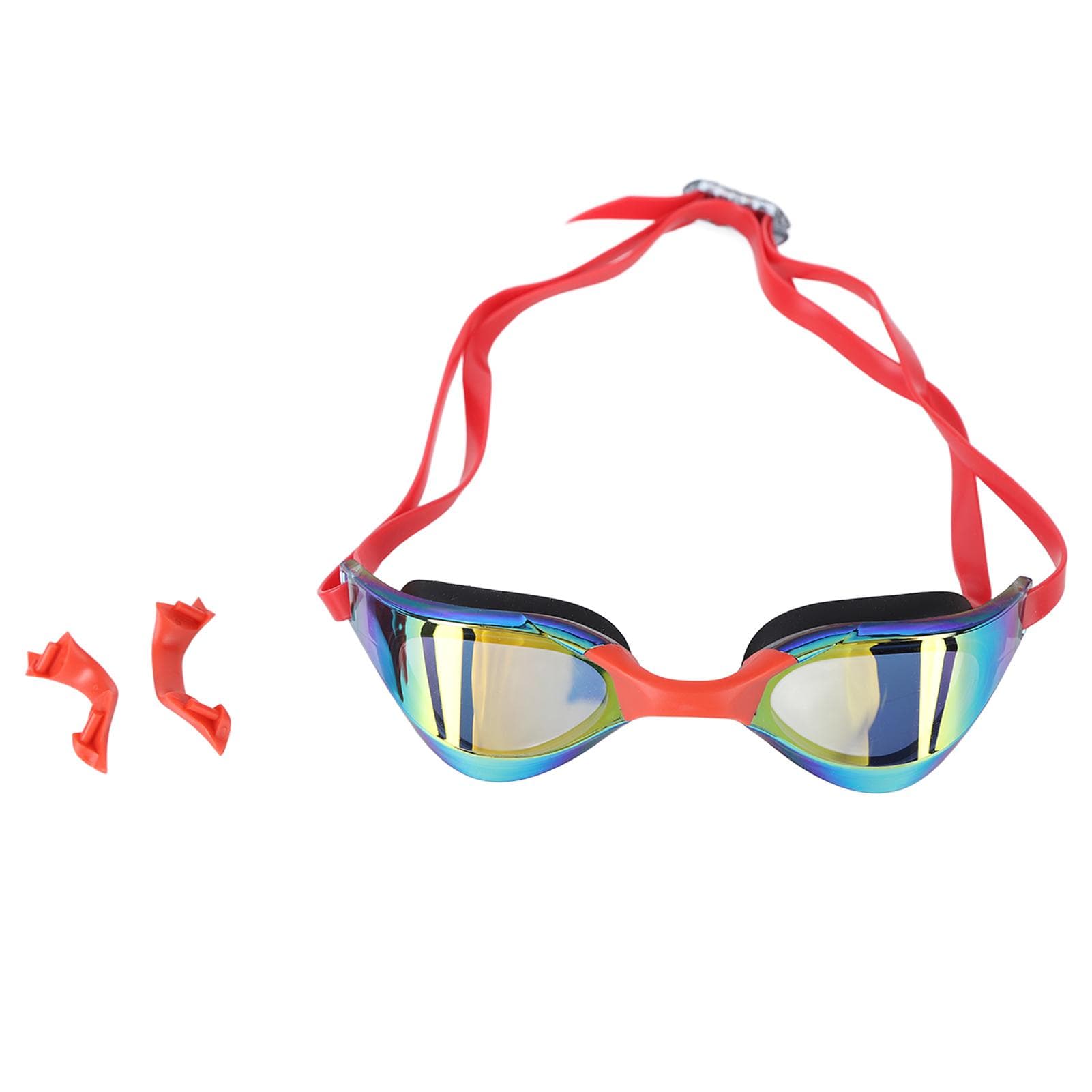 Adult Swimming Goggles No Leaking UV Protection Swim Racing Glasses High Definition Lenses White
