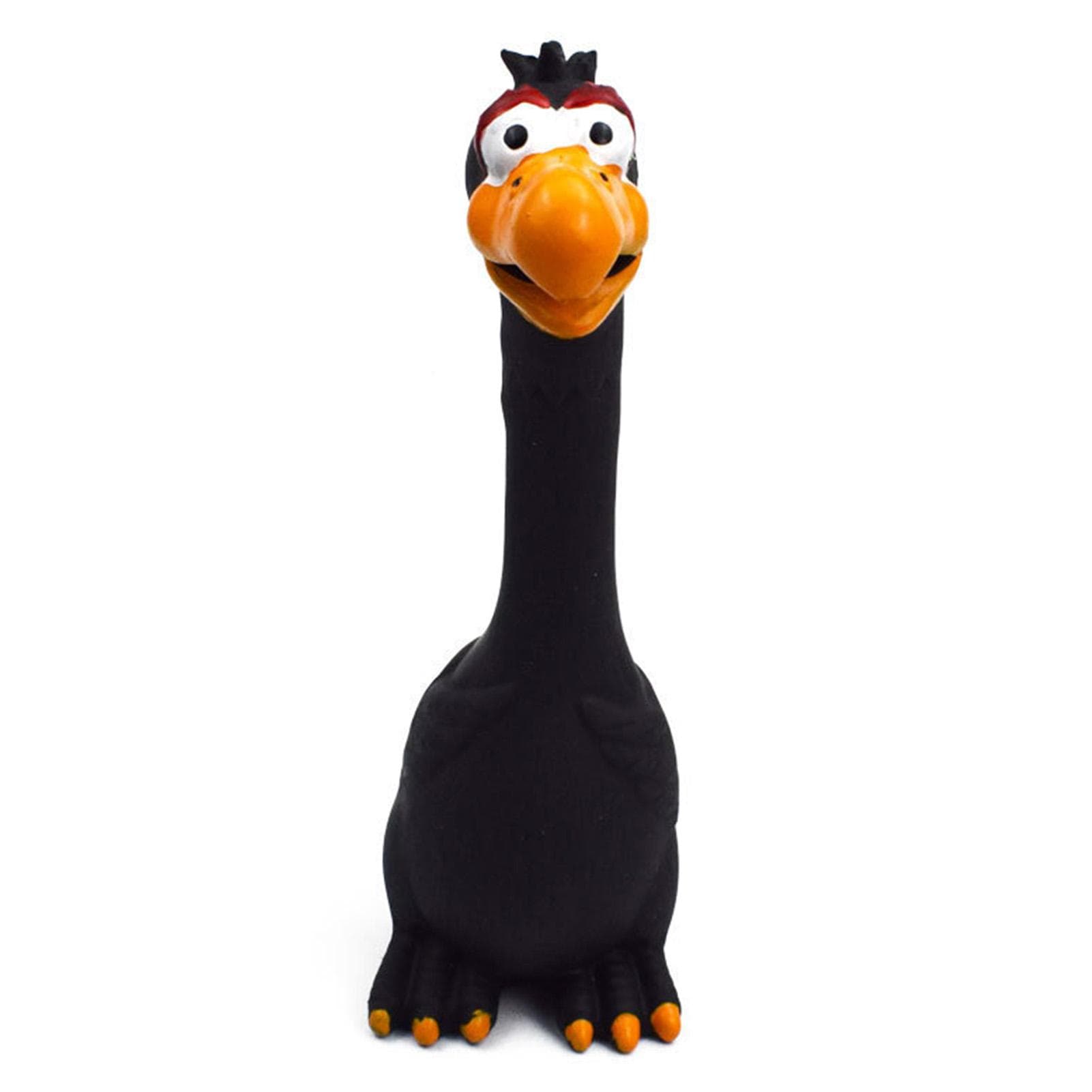 Dog Screaming Chicken Toy Interactive Bite Resistant Squeeze Sound Chicken Toy for Small Medium black