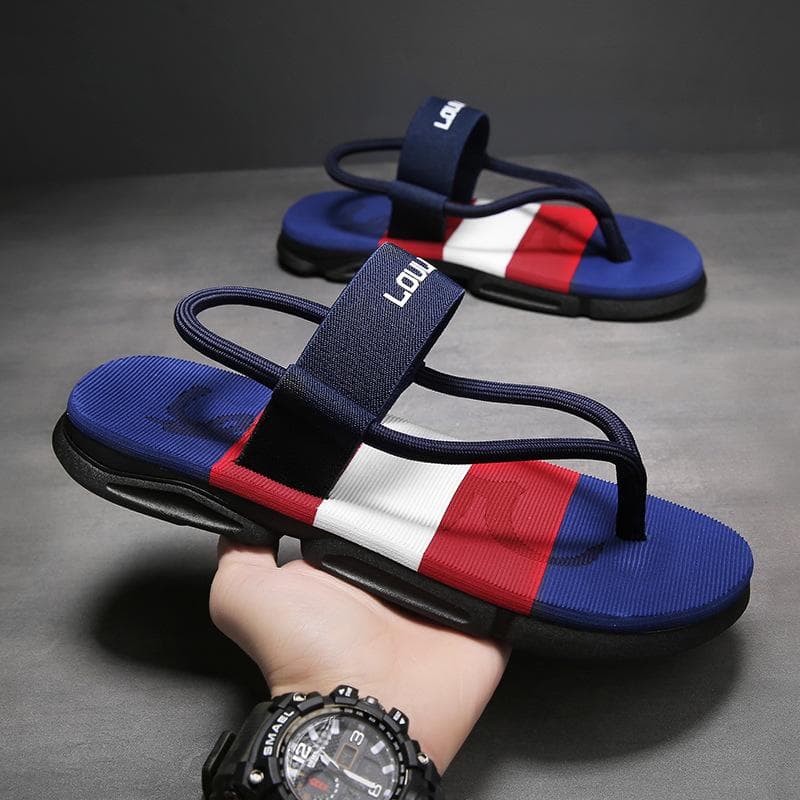 Men's Flip Flops Sandal Comfortable Thong Sandals Arch Support Casual T-Strap Sandals Open Toe Beach Slides Shoes Slip on Summer Slippers for Male 38