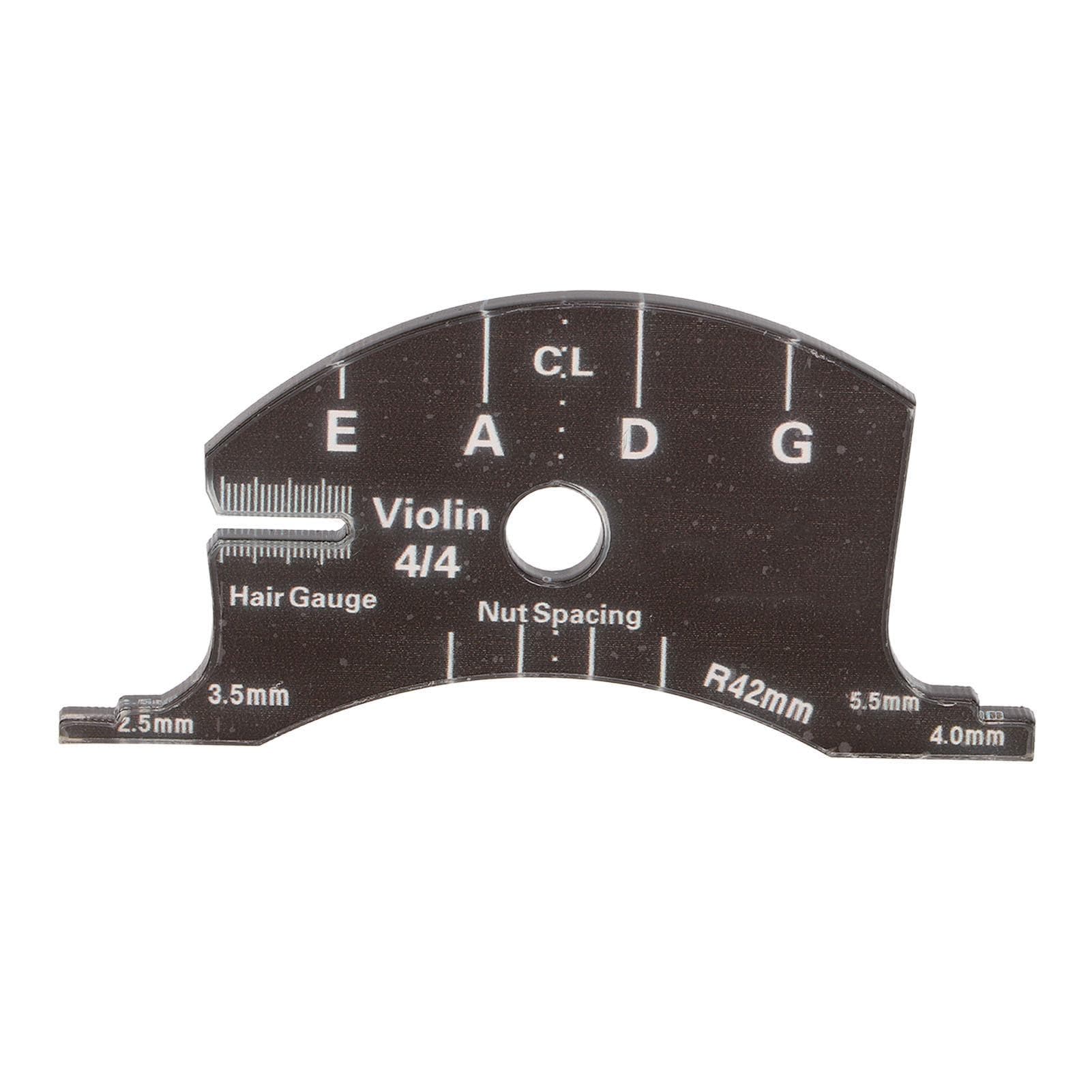 Violin Bridge Reference Tool Acrylic Accurate Violin Bridge Mold Fingerboard Making Template