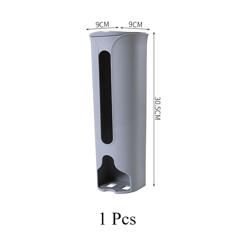 Bin Bag Storage Box Wall-Mounted Underwear Socks Home Garbage Space Saving Containers Suitable for Home Office Storage Box grey