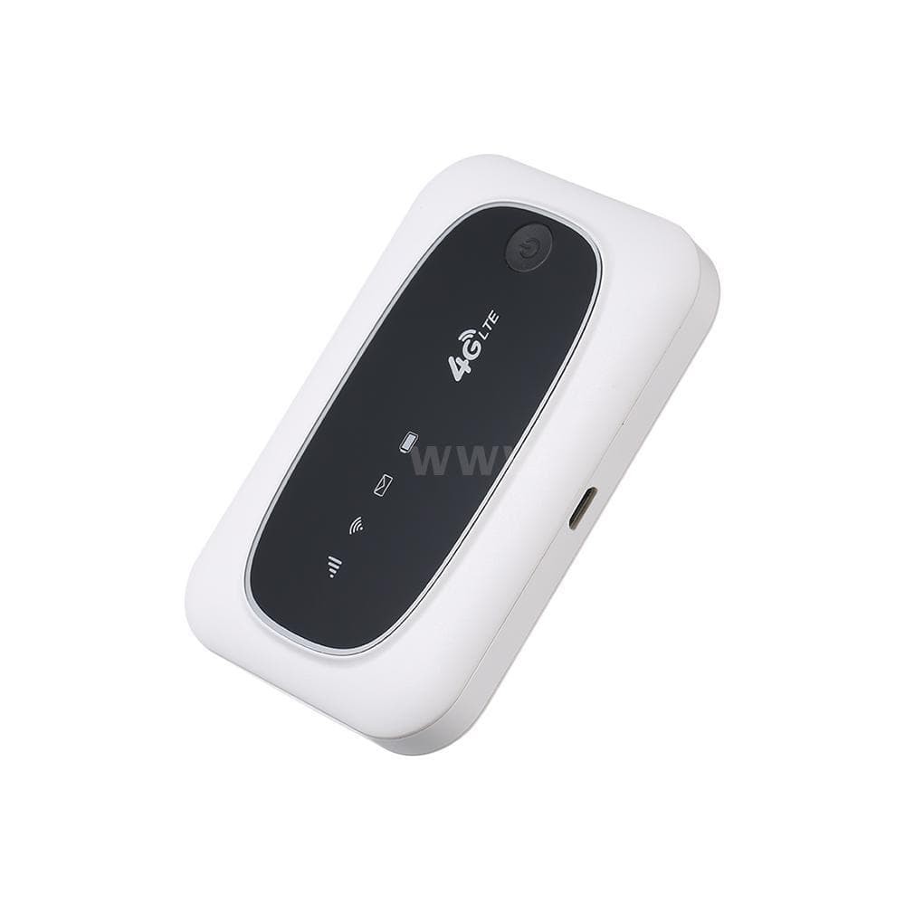 4G LTE CAT4 150M Unlocked Mobile MiFi Portable Hotspot Wireless Wifi Router SIM Card(White) white