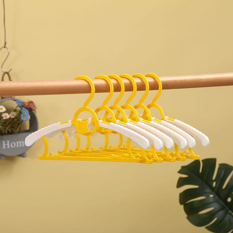 Non-slip Baby Clothes Hanger Adjustable Storage Hangers Cute Kids Clothes Organizer Closet Children Baby Coats Rack 20PCS
