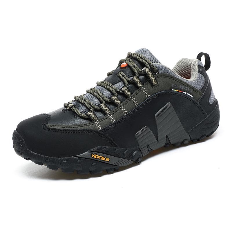 Men's and Women's Genuine Leather Hiking Shoes - Waterproof, Non-Slip, Breathable for Spring and Autumn Outdoor Sports & Travel. 41