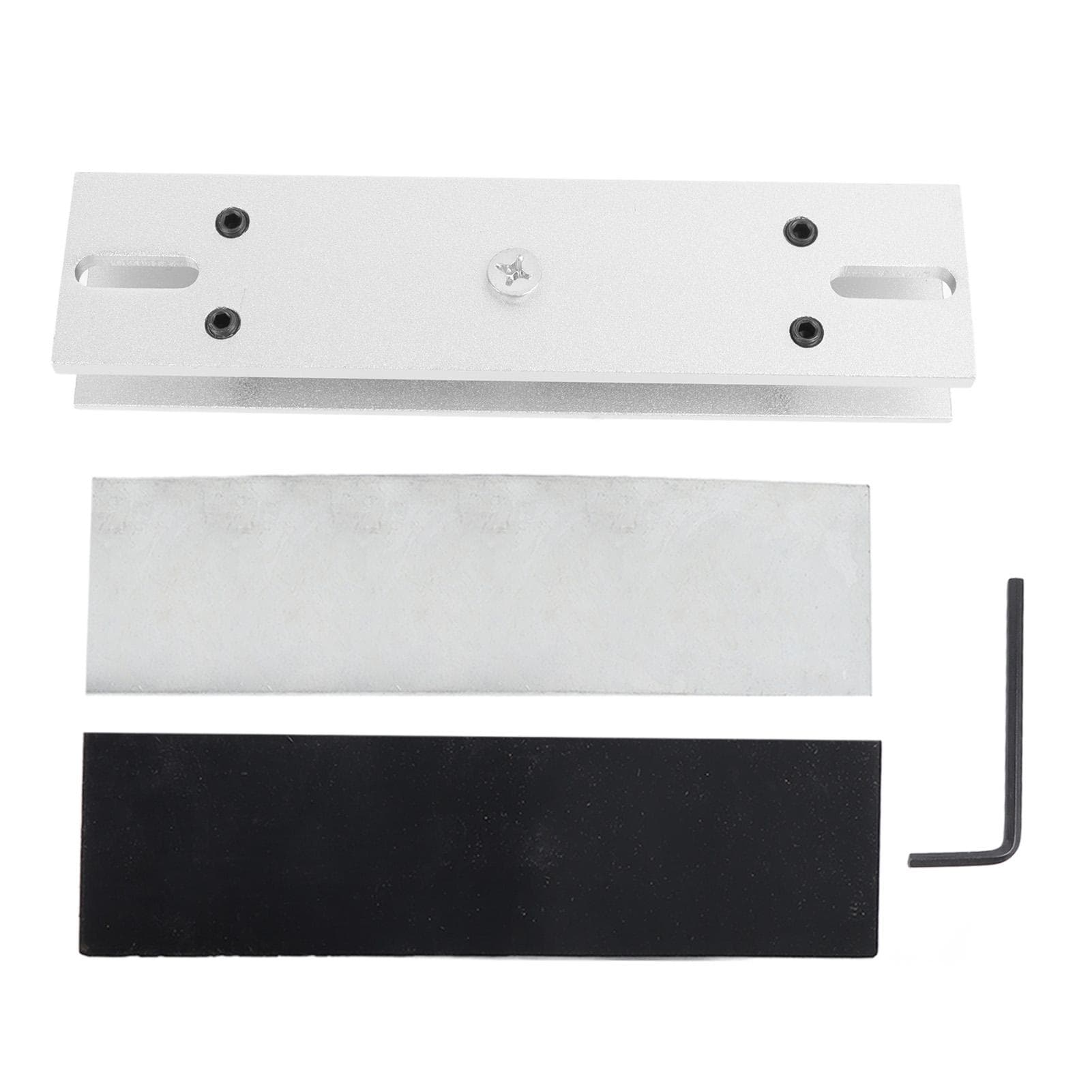 U Shape Bracket for Magnetic Lock Aluminum Alloy 617LBS Capacity Lightweight for Glass Metal Wood