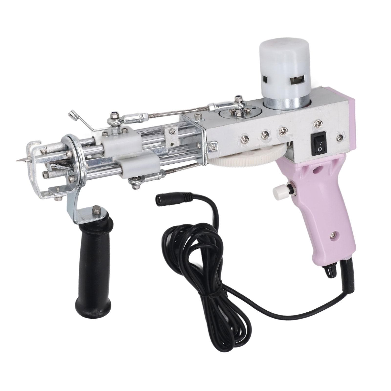 2 in 1 Rug Tufting Machine DIY Hand Crafted Adjustable Speed Electric Carpet Gun Machine for UK Plug