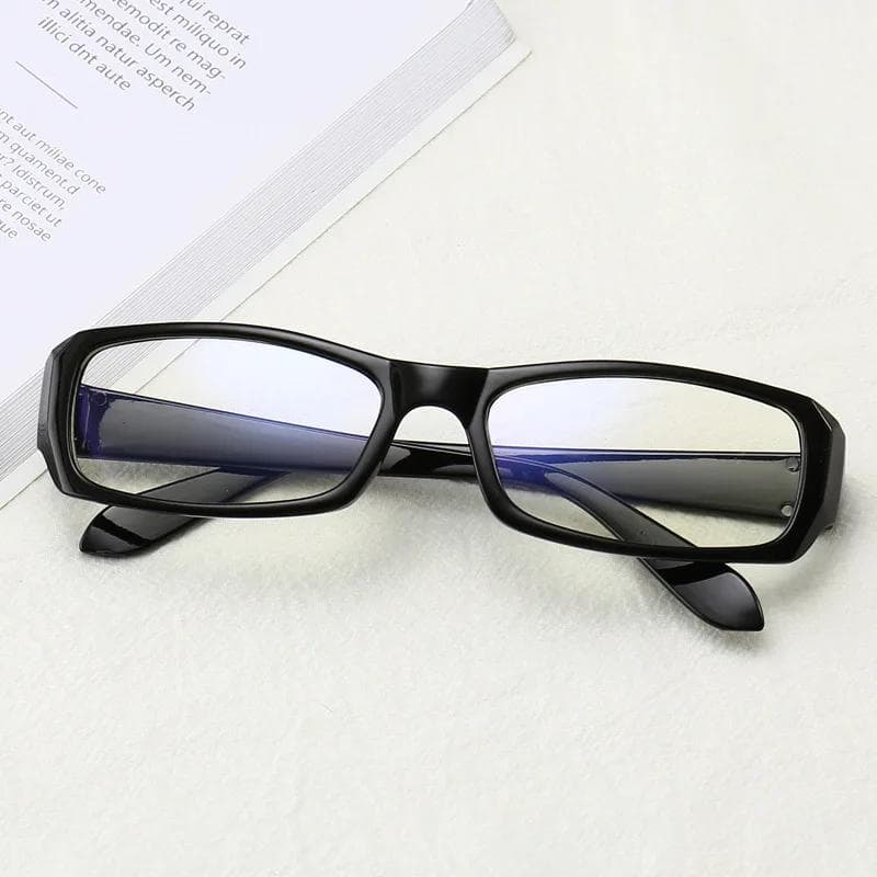 Bayonetta Cosplay Glasses Black Retro Eyeglass Frame Unisex Flat Mirror Protection Eye Fashion Accessories Prop