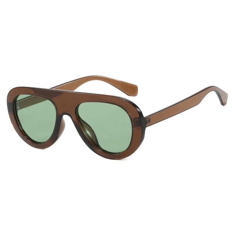 Trendy Leopard Print Sunglasses Y2K Retro Round Small Vintage Unisex Eyewear for Women Men Bold Fashion Accessories