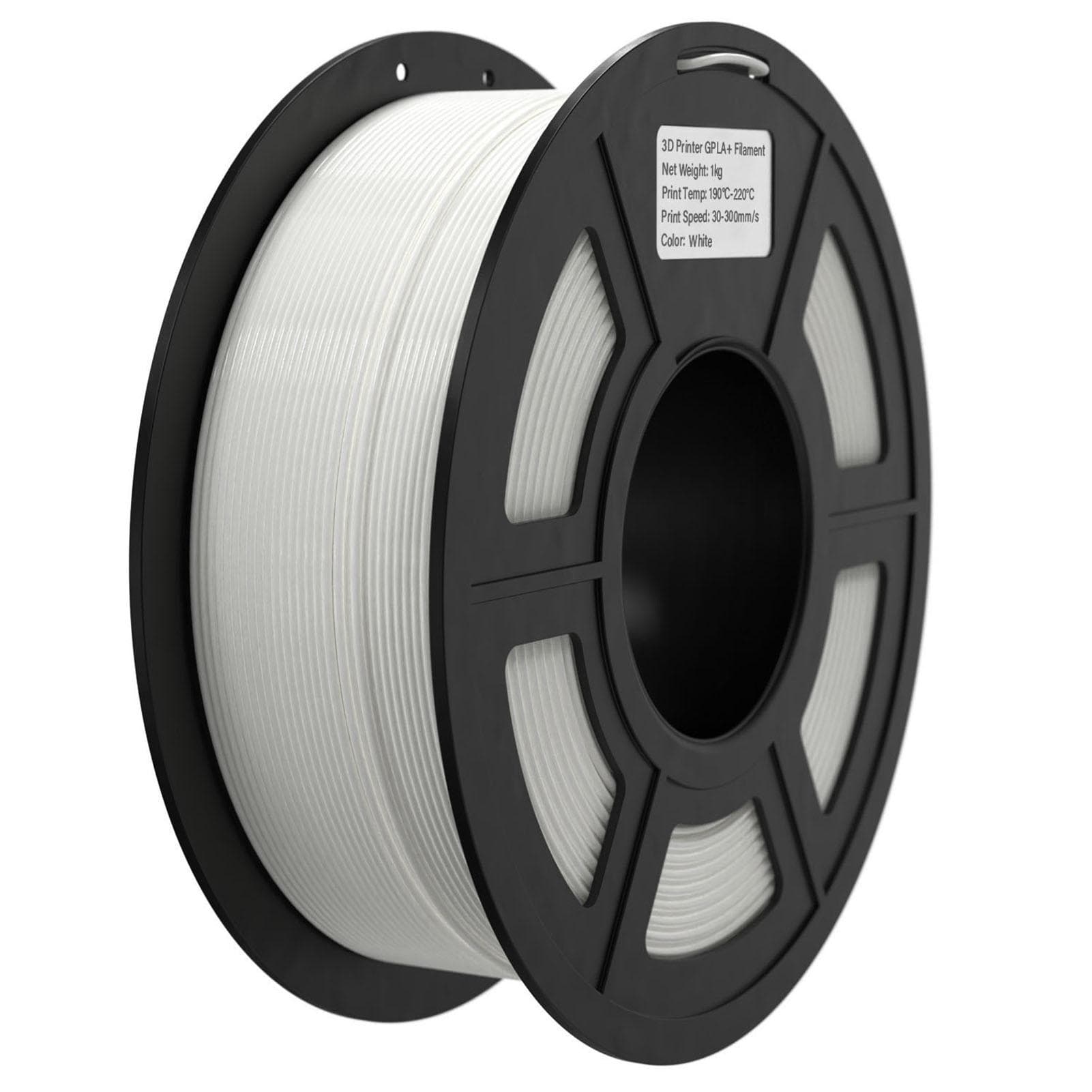 Bisofice 3D Printer Filament FLASH PLA 1.75mm 1KG(2.2lb) High Speed 3D Printing Material Stable white