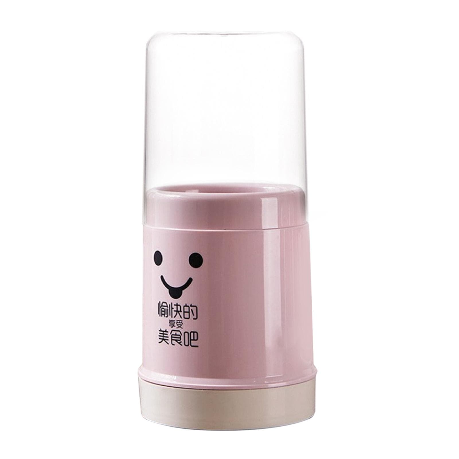 Chopstick Container Large Capacity Countertop Utensil Holder with Dustproof Lid and Drainage Base