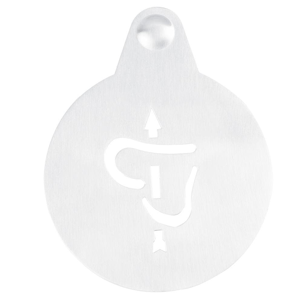 Coffee Decorating Stencil Latte Art Stencils Stainless Steel Coffee Cappuccino Template Mold