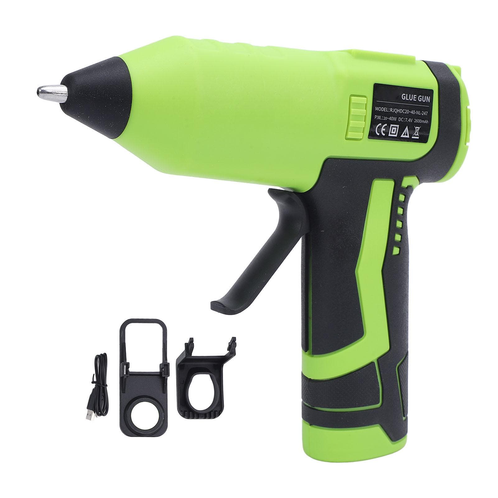 Cordless Hot Glue Gun Kit Fast Heating USB Charging Multifunctional Hot Melt Glue Gun for