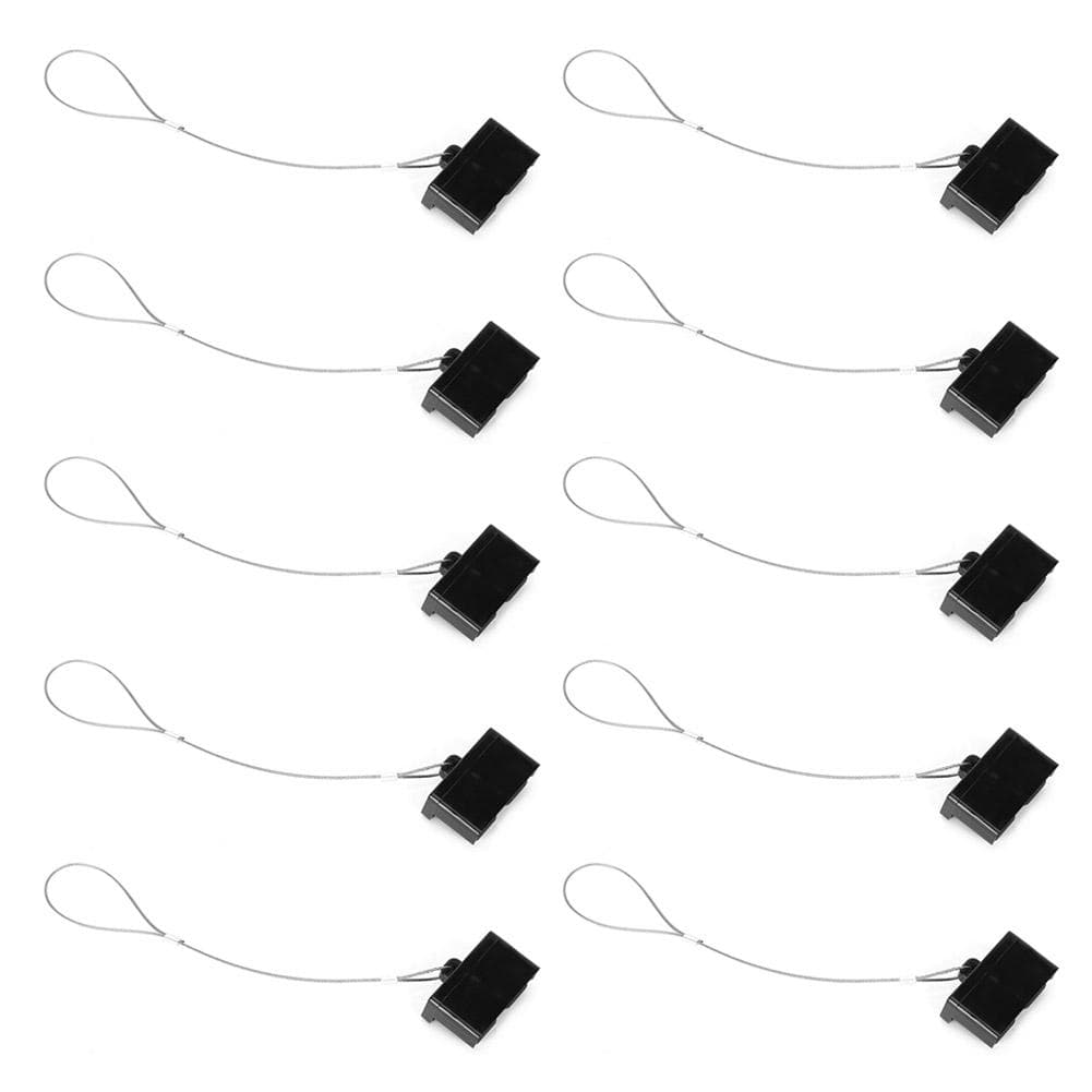 10Pcs Black Forklift Connector Dust Cap Power Tool Accessories Hard Texture Plastic 175A