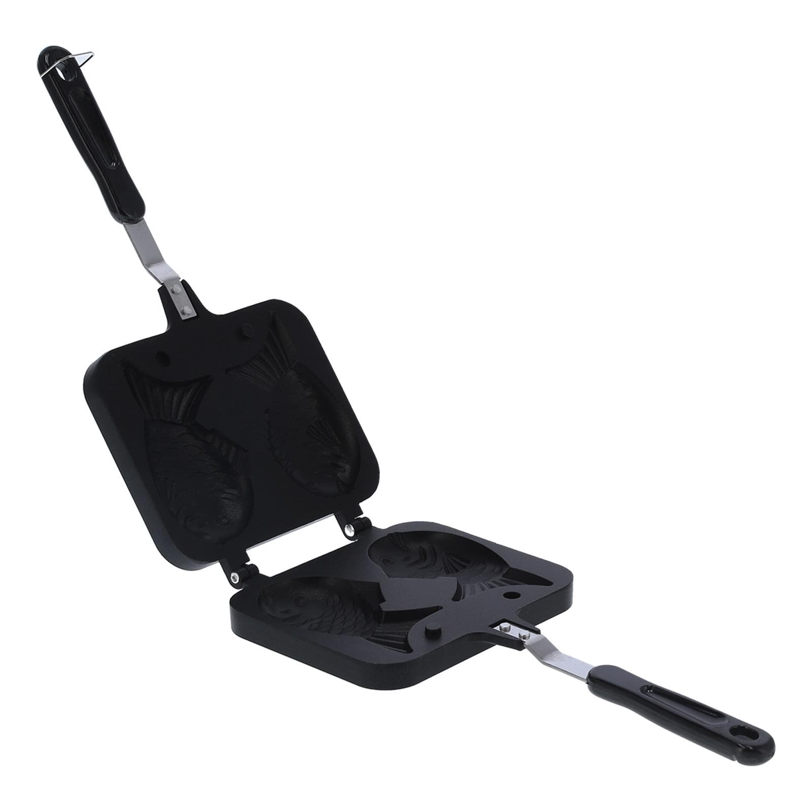 Taiyaki FishShaped Waffle Cake Maker Pan NonStick Double Pan Mold for Kitchen Use L(for 6.5-9kg)