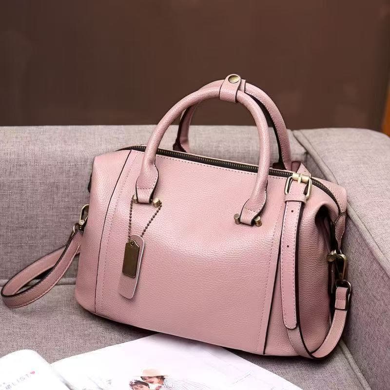 Leather Women's Bags, Crossbody Bags, Large Soft Pure Leather Handbags, Counter Single-shoulder Bags, Versatile Ladies' Bags